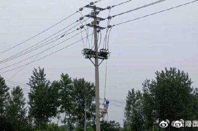 宿遷泗陽供電公司完成搶修10kV文開線故障跳閘斷電，恢復供電正常