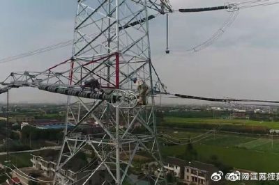 江蘇電力：重要交跨升高改造走線(xiàn)驗(yàn)收