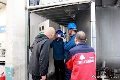 高唐縣供電公司排查企業(yè)用電設備