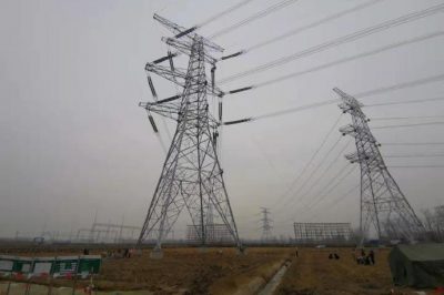 江蘇宿遷宿豫東500千伏輸變電工程線路現(xiàn)場(chǎng)