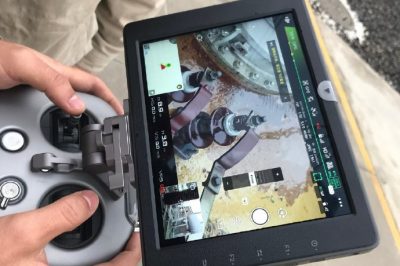 無人機(jī)現(xiàn)場勘察 助力主變停電檢修