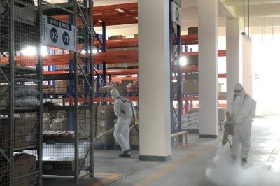 消毒防疫??確保安全復工復產(chǎn)