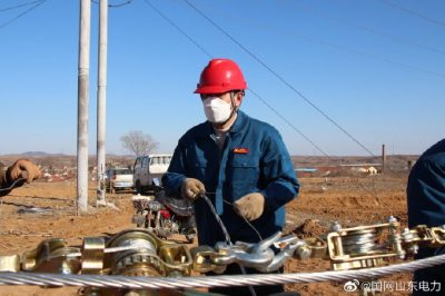 搶修因工程車輛違規(guī)操作導(dǎo)致A相斷線