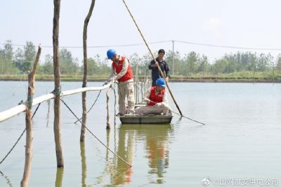 “雙節(jié)”進湖區(qū) 服務漁民用電安全