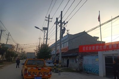 線路搭頭松動，快捷服務(wù)保運(yùn)行